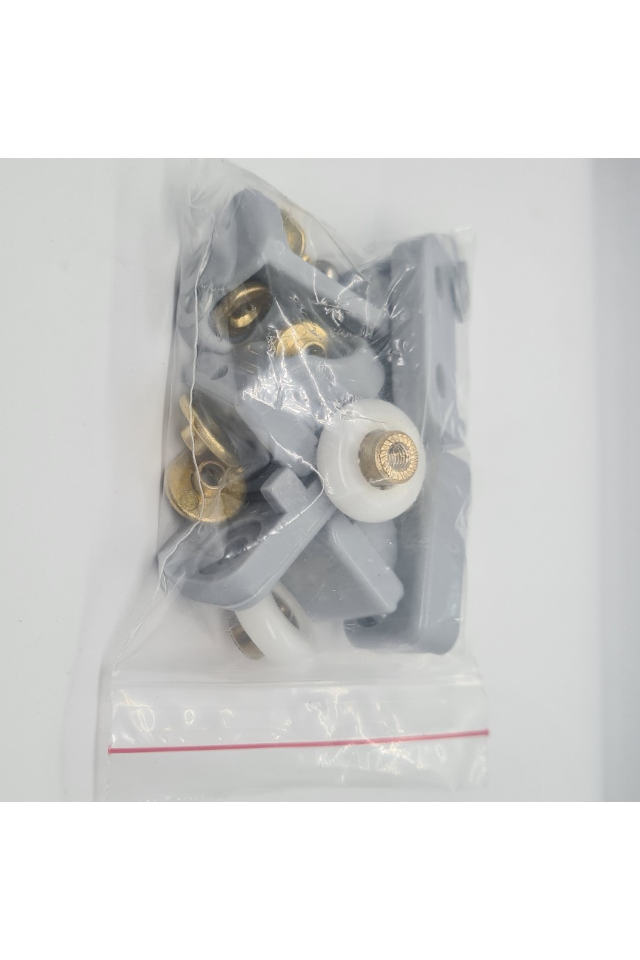 Gri Katlanır Duşakabin Rulman Tekerleği Bilyeli Teker