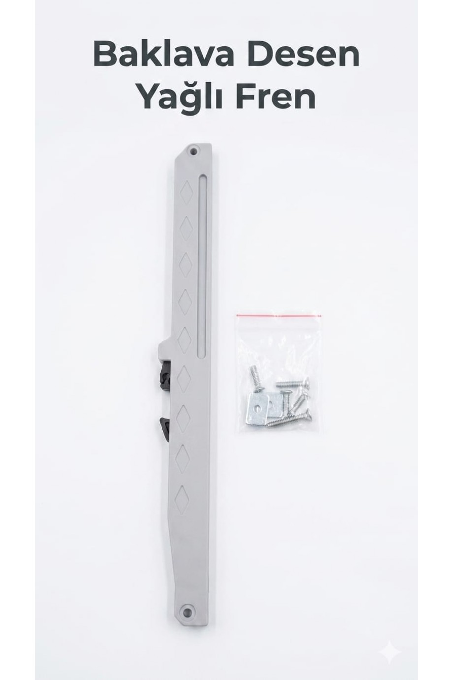 Tek Kapak Sürgü Dolap Fren Mekanizması – 2’li Set (Yağlı Sistem, Sessiz Kapanma)