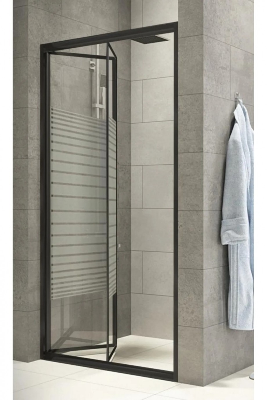 Katlanır Akordeon Duşakabin (Siyah Profil) Katlanır Akordeon Duşakabin (Siyah Profil)