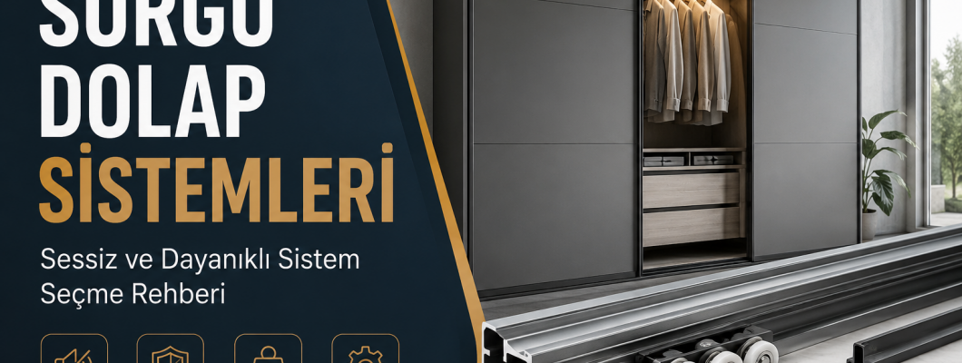 Sürgü Dolap Sistemleri Nedir? Sessiz ve Dayanıklı Sistem Seçme Rehberi