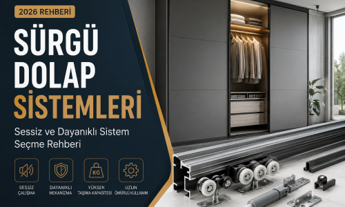 Sürgü Dolap Sistemleri Nedir? Sessiz ve Dayanıklı Sistem Seçme Rehberi